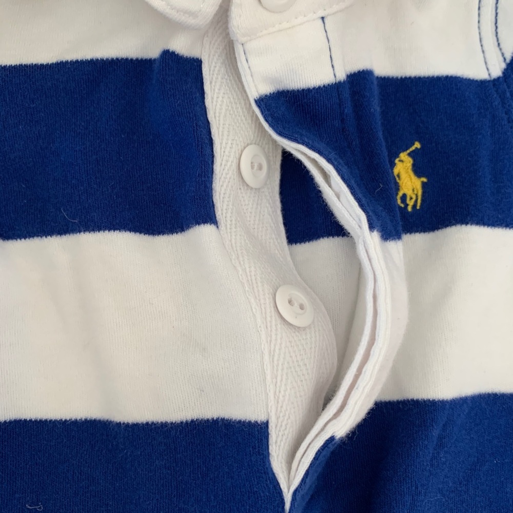 RALPH LAUREN Bundle - Hat and Rugby Polo Onesie - Picture 6 of 6
